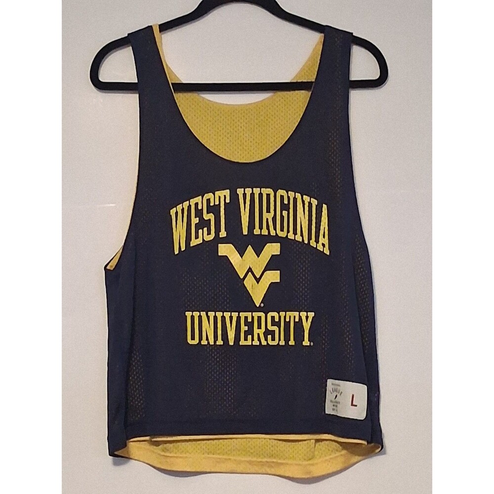 Original League Collegiate Wear West Virginia Mountaineers Reversable Jersey L